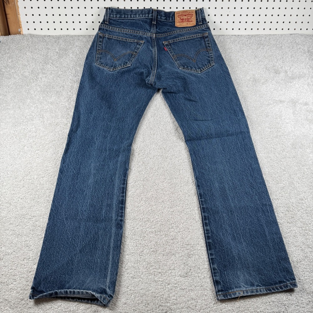 Levi's 517 Bootcut Jeans Mens 32x31 Blue Denim Classic Fit 5-Pocket Cotton Y2K - Picture 16 of 16